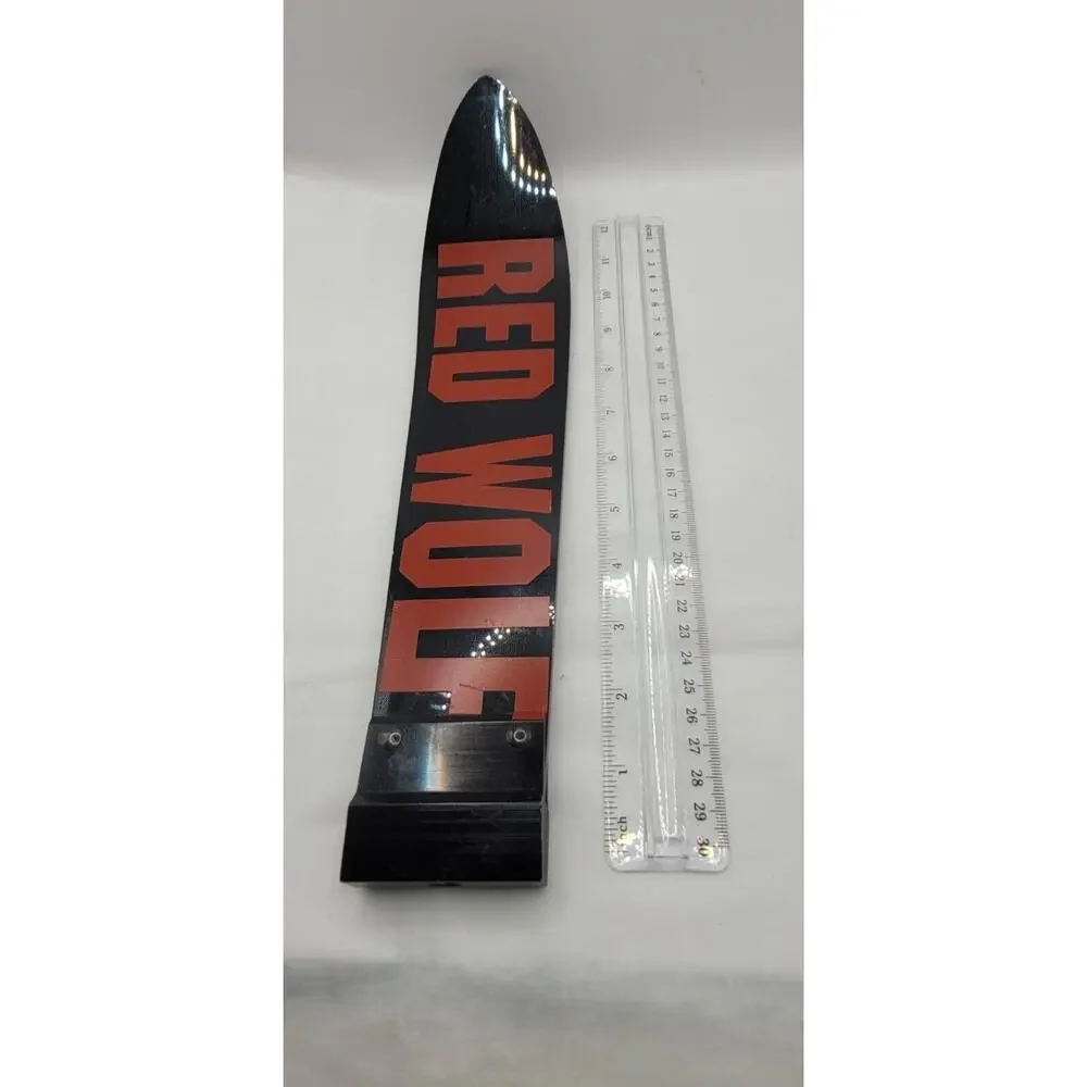 Rare Red Wolf Snowboard Beer Tap‎ Handle